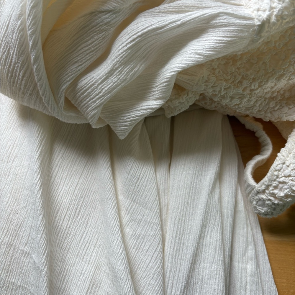 By Anthropologie Strapless Smocked Cover Up Dress - Picture 5 of 5